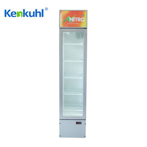 Kenkuhl İnce dik cam kapi süpermarket marketten Pepsi içecek içecek dikey görünür ekran şişe soğutucu - Product Image 3
