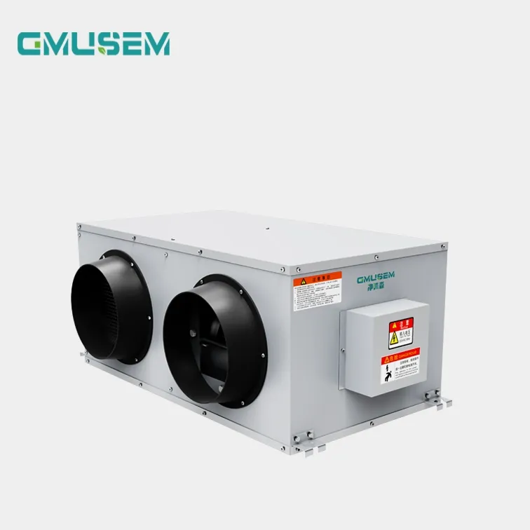 5500m3/h langue flux bidirectionnel conduit ventilateur haut purifier système de ventilation d'air frais grand double flux