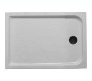 Meilleures ventes : Grand bac de douche en acrylique SMC au design moderne, base en surface solide, installation facile, idéal pour hôtels