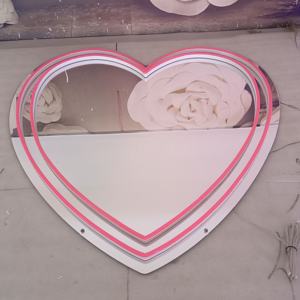 Winbo Miroir populaire <span class=keywords><strong>avec</strong></span> lumière LED pour chambre à coucher <span class=keywords><strong>Salle</strong></span> <span class=keywords><strong>de</strong></span> <span class=keywords><strong>bain</strong></span> Miroirs décoratifs Cute Kitty <span class=keywords><strong>Neon</strong></span> Mirror Custom - Product Image 4