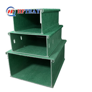 รางเคเบิลไฟเบอร์กลาส FRP ความแข็งแรงสูง ป้องกันการกัดกร่อน ทนไฟ สีเขียว สำหรับงานภายนอกอาคาร - Product Image 2