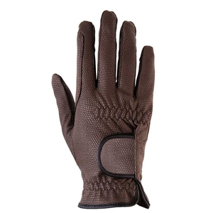 Gants d'équitation professionnels pour hommes personnalisés en cuir véritable antidérapants pour l'hiver - Product Image 2