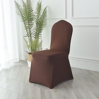 Housses de chaise élastiques épaissies pour hôtels, restaurants, banquets, housses de chaise de mariage monobloc à couverture intégrale universelles
