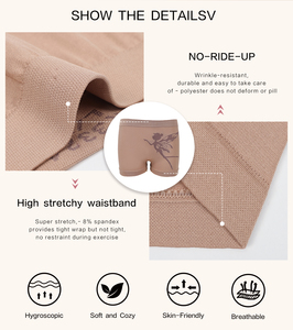 Boyshorts sportivi gratuiti da <span class=keywords><strong>donna</strong></span> Para Mujer a metà altezza senza cuciture mutandine Yoga da <span class=keywords><strong>donna</strong></span> alta elastica vita <span class=keywords><strong>Boxer</strong></span> biancheria intima gamba del ragazzo - Product Image 4