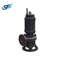 Pompe à eaux usées en fonte 1/2 CV anti-colmatage IP68 pour drainage des systèmes septiques résidentiels CE