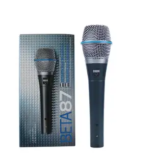 BETA87A BETA 87a BETA 87 High Quality Wired Hand-in-hand Condenser Clear Sound Vocal Dynamic Super Cardioid Microphone Black EIF