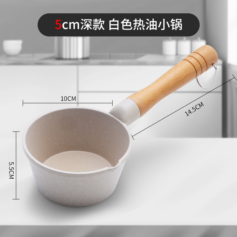 Pouring oil into a wok [white]