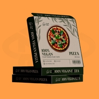 Boîte à pizza kraft ondulée écologique personnalisée emballage en carton d'art au fini mat de qualité alimentaire avec logo personnalisé pour les cadeaux