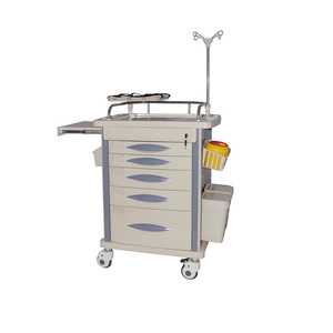 MK-P03 Goedkope Hoge Kwaliteit Staal-Kunststof Therapie Medische Trolley Prijs Met Accessoires - Product Image 2