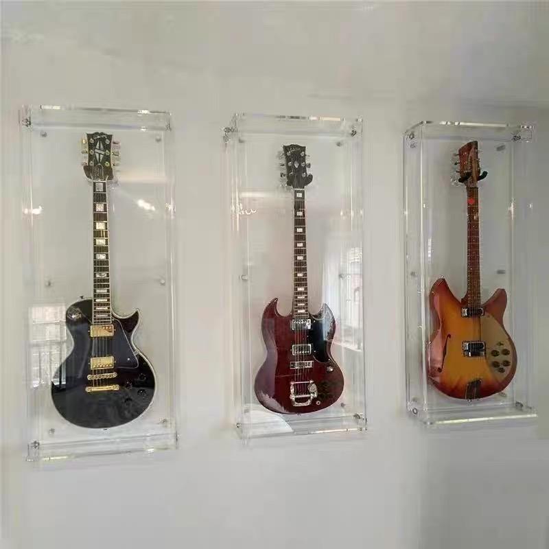 Vitrine En Acrylique,vitrine Anti-poussière Pour Puzzles En Bois 3D,boîte à Musique Pour Violoncelle,Blocs Construction,Ensemble Modèles(boîte D'affichage Uniquement)(2MM