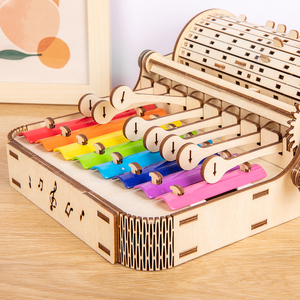 Nuevo Piano de Madera con Teclas de Percusión, Juguete Educativo Clásico de Aprendizaje Musical Sensorial <span class=keywords><strong>para</strong></span> Niños y Niños Autistas, con Certificación CE - Product Image 5