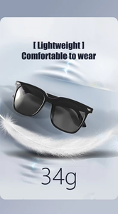 GS01 Intelligent <b>Bluetooth</b> Glasses BT 5.3 Smart Touch Audio Music Stereo Sound UV400 Polarized Lens Lightweight Smart Sunglasses - Product Image 6