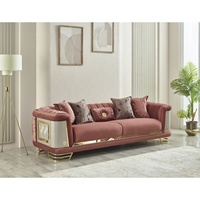 Winforce-Causeuse de luxe au design turc, canapé-lit tufté, ensemble canapé Chesterfield en velours moderne d'ameublement personnalisé, 2024
