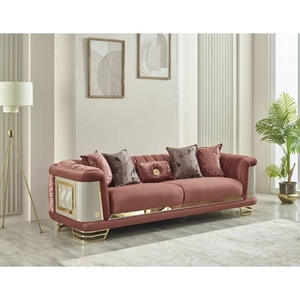 Winforce 2024 turchia Design di lusso Loveseat divano trapuntato divano personalizzato arredamento per la casa moderno velluto Set divano Chesterfield - Product Image 5