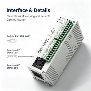 Unité principale Delta Original PLC DVP14SS211T à sortie transistor 14 points, en stock dans l'entrepôt - Product Image 2