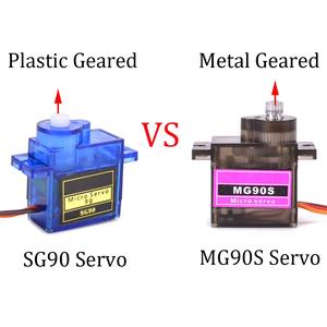 <span class=keywords><strong>Servo</strong></span> <span class=keywords><strong>Micro</strong></span> MG90S 9G con Ingranaggi in Metallo, Versione Migliorata del <span class=keywords><strong>Servo</strong></span> <span class=keywords><strong>SG90</strong></span> per Controlli di Elicotteri, Aerei e Barche RC - Product Image 4