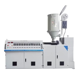 Machine d'extrusion de tuyaux ondulés flexibles à paroi simple en PE/PP à vis unique contrôlée par PLC ZhongSu avec <span class=keywords><strong>contacteur</strong></span> - Product Image 1