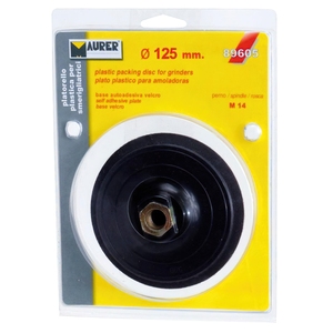 Piastra di supporto in velcro, 125 mm, per smerigliatrice angolare - Product Image 3