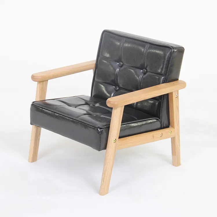 Sofá silla de madera para sala de estar para niños