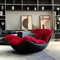 Fauteuil de sol confortable en similicuir chenille Tenghang, grand format, robuste et idéal pour la détente