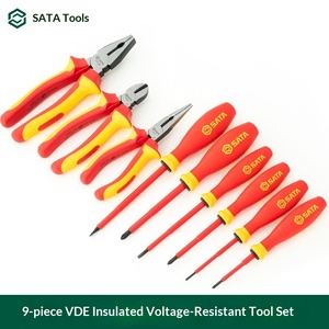 Set di Utensili Isolati VDE 09262 in Acciaio al Carbonio Resistente alla Tensione, 9 Pezzi - Product Image 5