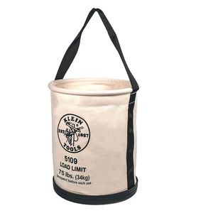 Sac à outils pour électricien à fond rigide de 12 pouces, bandoulière, tissu Oxford, fermeture à glissière, rangement d'outils de quincaillerie - Product Image 2