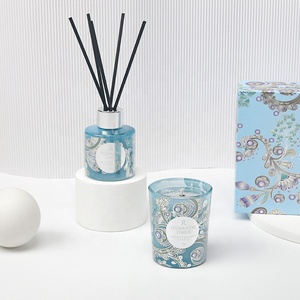 Juego de difusor de fragancia líquida para el hogar, Set de regalo con vela perfumada - Product Image 2