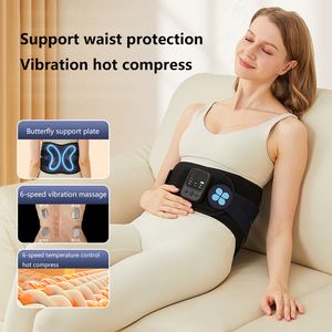Faja Lumbar Ajustable Personalizada para Alivio del Dolor de Ciática, Cinturón de Soporte con Compresa Caliente y Masajeador - Product Image 4