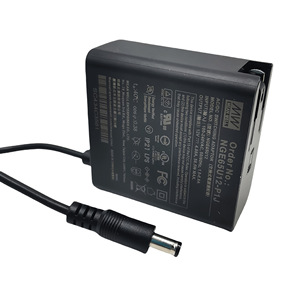 Mean Well NGE65U12-P1J 42V 4.8A AC DC Adapter Power Supply 65W Max Wall Mount With <b>Replaceable</b> <b>Plug</b> - Product Image 4
