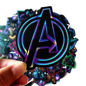 ZY0219C 100/PCS Popular Hot Sell Glow-in-the-dark <strong>Marvel</strong> Superhero League Sticker Waterproof Vinyl Sticker Custom - Product Image 4