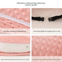 Doppel-Stillkissen Multifunktionales Abnehmbares Waschbares Bubble-Fleece Anti-Rutsch Stillunterstützungskissen
