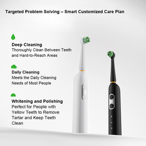 Cepillo de Dientes Eléctrico Recargable en Oferta con Pantalla LED y Cerdas Suaves, Cepillo de Dientes Eléctrico Rotatorio para Viajes y Uso Doméstico - Product Image 5