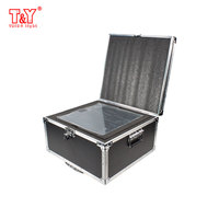Téléprompteur présidentiel pour discours public avec miroir réflecteur de faisceau, moniteur 22 pouces, verre 360x360mm pour étui portable