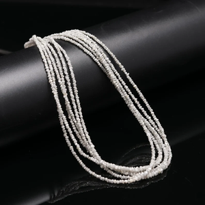 Diamant blanc perle non coupée diamant brut à forte demande pour bijoux personnalisés bracelet de collier de perles de pierre - Product Image 2