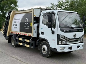 รถบรรทุกขยะแบบบีบอัดถังสามเหลี่ยมติดท้าย CNHTC 4x2 รุ่นใหม่ รถเก็บขยะแบบบีบอัด - Product Image 2