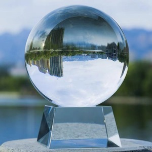 <b>Crystal</b> <b>Ball</b> Glass Sphere Decorative Ornament For Home Office Desktop Display Collectible Gift Item - Product Image 3
