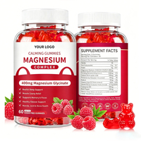 Gummies de magnésium complexe à croquer, marque privée OEM/ODM, pour adultes, améliore l'immunité, durée de conservation de 24 mois, certifié HACCP