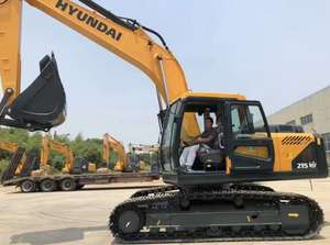 Excavadora sobre orugas usada Hyundai 215 de 22 toneladas de alta calidad, excavadora sobre orugas Hyundai R215 de Corea del Sur a la venta - Product Image 2
