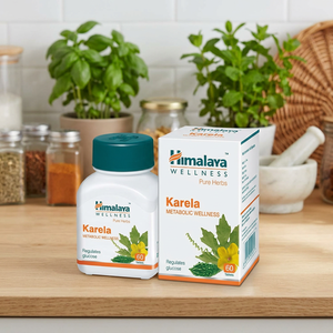 Himalaya Wellness Pure Herbs Karela <b>Tablets</b> Herbal Extract Wild Herb Ayurvedic Health Supplement Bottle for Body Balance Export - Product Image 2