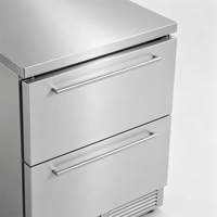 Enfriador de Vino Vertical Integrado con Dos Cajones, 145L, Temperatura Precisa de 2 a 10 Grados
