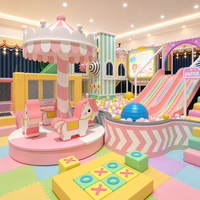 Équipement de terrain de jeu intérieur pour enfants, aire de jeux souple, trampoline, bac à sable, toboggan, structure d'escalade, parc d'attractions, écologique, en bois et en acier inoxydable
