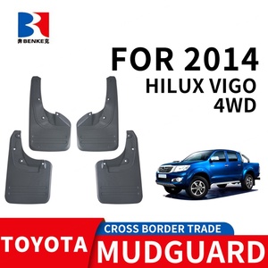 Guardabarros para Toyota Hilux VIGO REVO 2WD 4WD Pick-up, Accesorios de Protección Contra Salpicaduras, Guardabarros de Repuesto Negros - Product Image 5