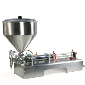 One head paste liquid cream filling machine,sweet potato paste filling machine