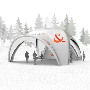 उच्च गुणवत्ता टेंट कीमतों आसान सेटअप inflatable तम्बू डेरा डाले हुए टेंट गर्मी हस्तांतरण मुद्रण प्रदर्शनी प्रकाश व्यवस्था का नेतृत्व किया