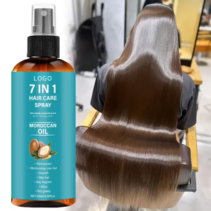 Spray capillaire sans rinçage 7-en-1 à l'huile d'argan marocaine, antipelliculaire, nourrissant, non gras, soyeux et hydratant pour tous types de cheveux 100ml - Product Image 2