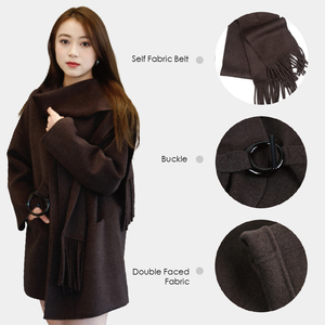 <span class=keywords><strong>Cappotto</strong></span> da donna in Cashmere Winter Mid-Length Winter-Length <span class=keywords><strong>cappotto</strong></span> in Cashmere Women - Product Image 4