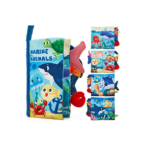 ITTL Early <b>Educational</b> Learning 0 Month+ Cotton Soft Baby Fabric Cloth <b>Book</b> for Bathroom Living Room & Behind Doors/Walls - Product Image 1