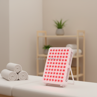 Panneau de luminothérapie LED rouge à double onde 100W 660nm 850nm avec logo personnalisé QB70-M IP20 pour intérieur, emballage cadeau, CE RoHS FCC