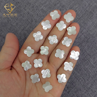 Bijoux Junyuan, coquille blanche naturelle, trèfle à quatre feuilles, pierre lâche brillante, bracelet et collier de 10 mm, vente directe d'usine