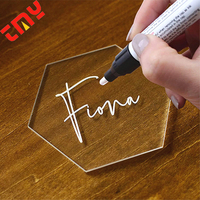 Numéros de table en acrylique personnalisés pour restaurant, décoration de luxe, porte-noms, cartes de bienvenue pour mariage avec support